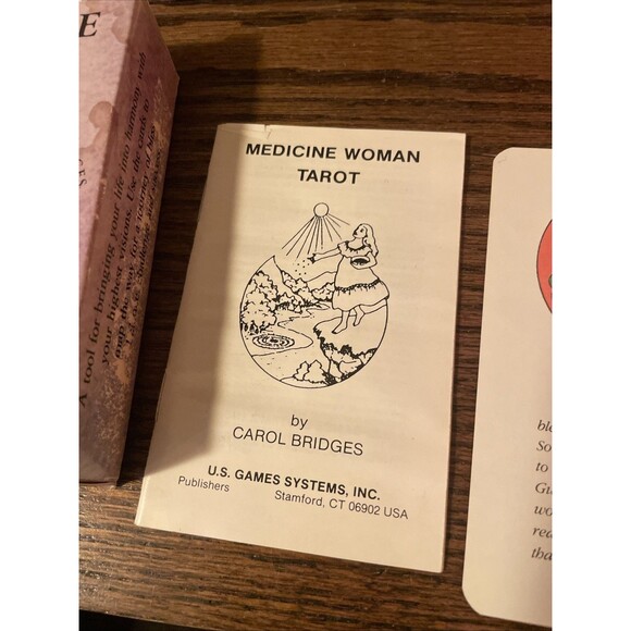Medicine Woman Tarot Deck By Carol Bridges Complete Vintage 1990 - Picture 11 of 13